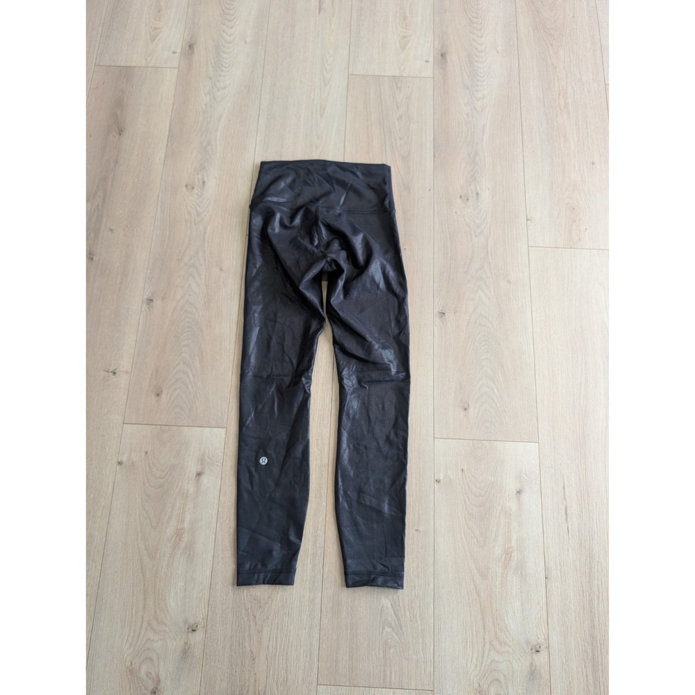 Lululemon Wunder Train High-Rise Tight 25" *Foil Radiate Foil Print Black 4 RARE